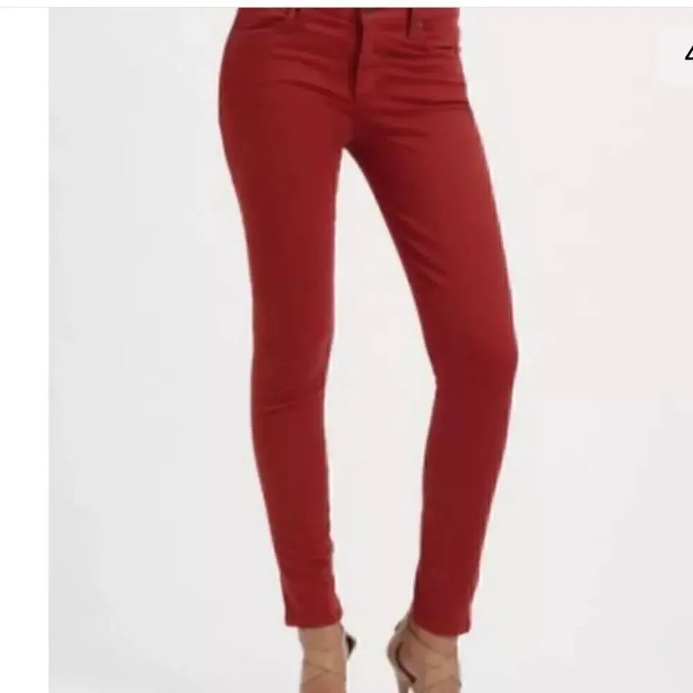 Citizens of Humanity Thompson Medium Rise Cropped Skinny rust jeans Brand New